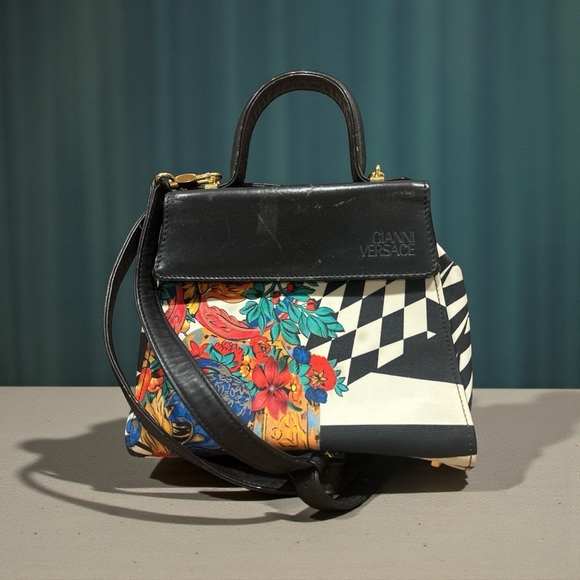 Versace Handbags - Gianni Versace Mini Top Handle/Crossbody Bag – 1990s